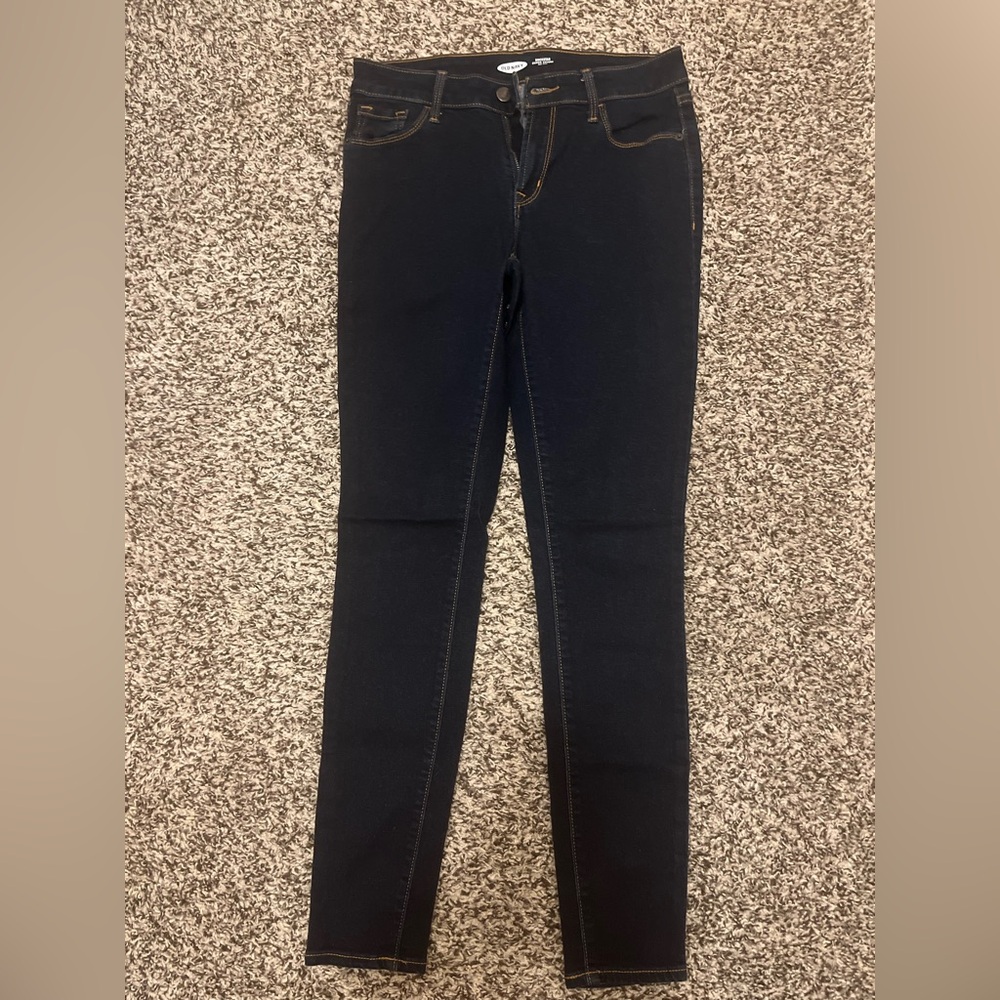 Old Navy Women's Dark Blue Skinny Jeans